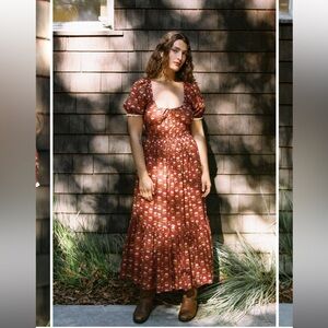 Christy dawn Brynne dress S lotus red NWT